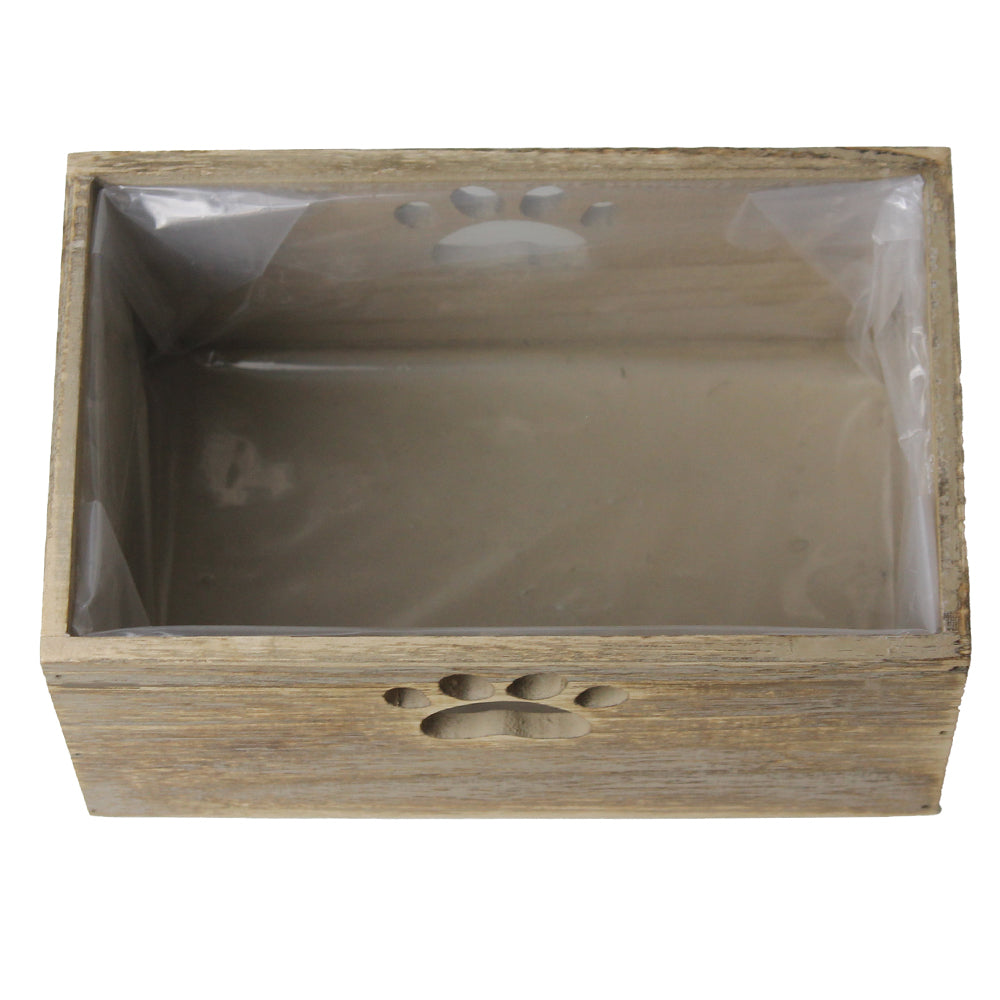Wooden Pet Treat Box